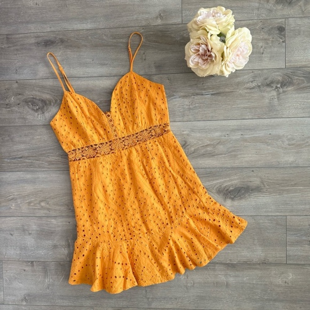 FASHION NOVA YELLOW SUN DRESS‎ | SZ L
